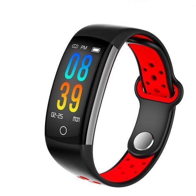 0.96 LCD Q6 Smart Band Heart Rate Monitor Fitness Bracelet IP68 Waterproof Watches Blood Pressure Oxygen Fitness Tracker