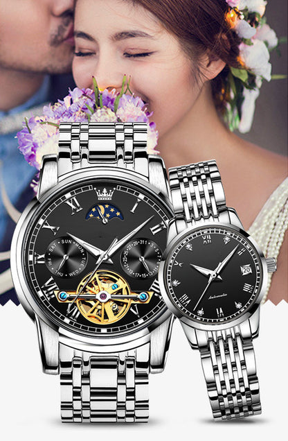 Couple's Automatic Pair Of Mechanical Watches